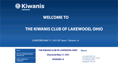 Desktop Screenshot of lakewoodkiwanis.com
